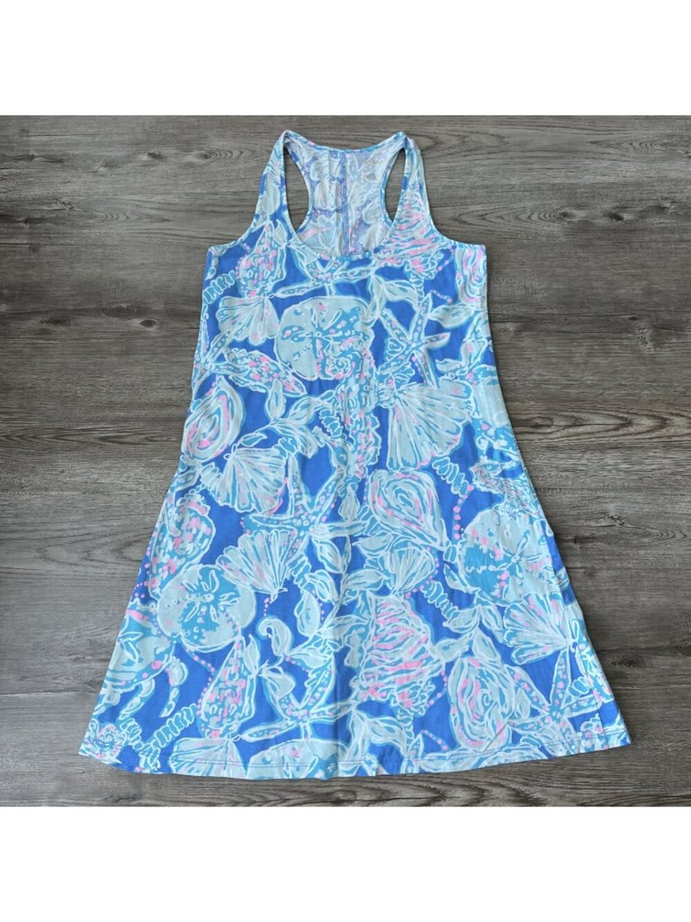 Lilly Pulitzer Melle Dress Womens XS Blue Haven Pop Up Into The Deep